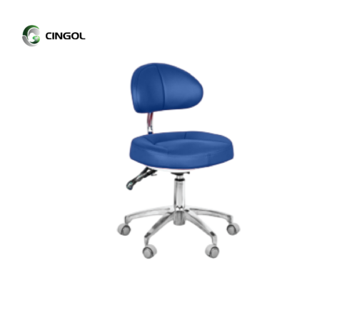 Banco médico em pele Banco médico em pele com ajuste ergonómico de 6 vias para clínica dentária