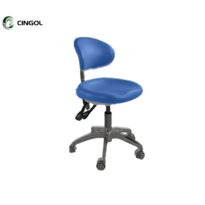 Banco médico em PU com ajuste ergonómico de 6 vias para clínica dentária